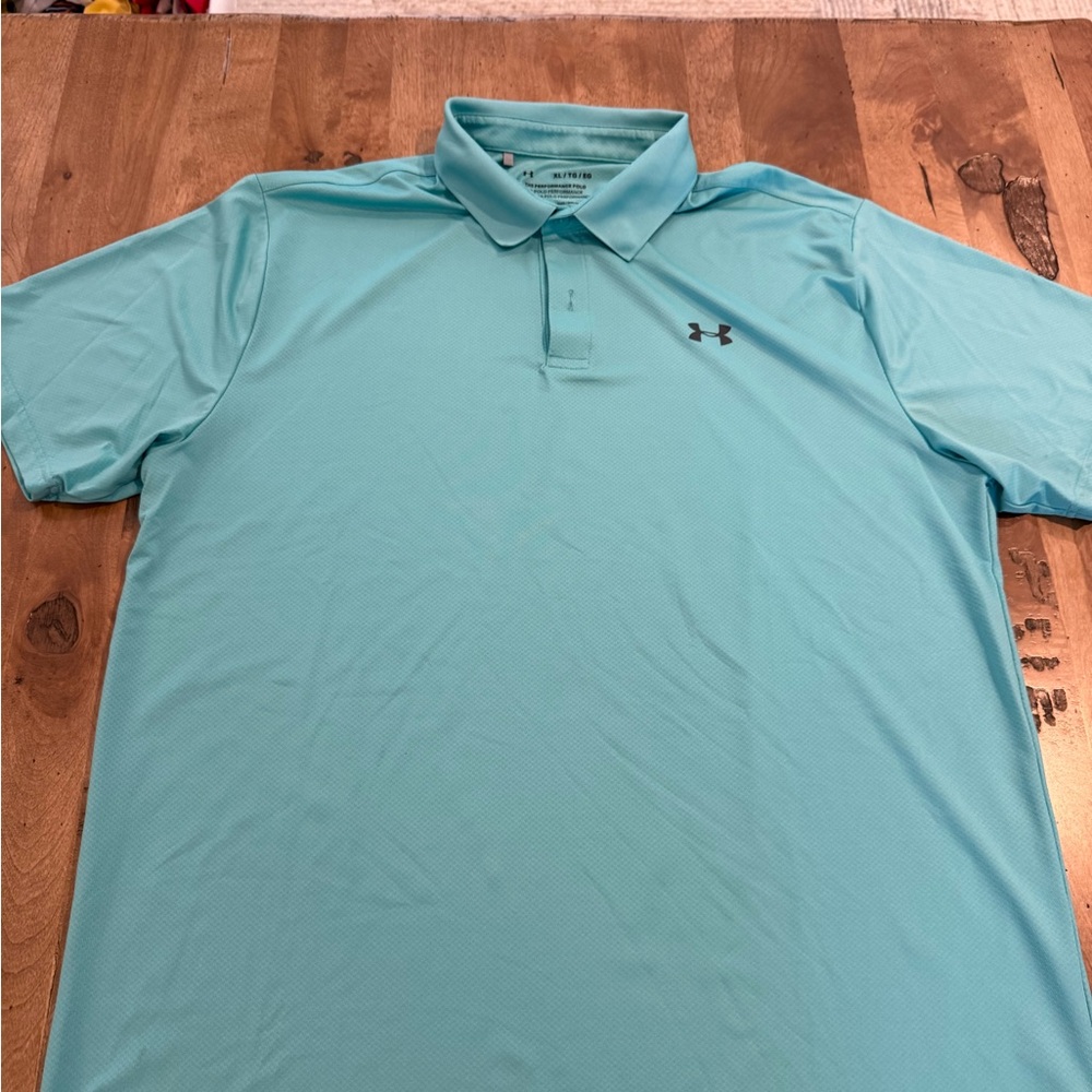 Under Armour Men's Teal Polo Shirt